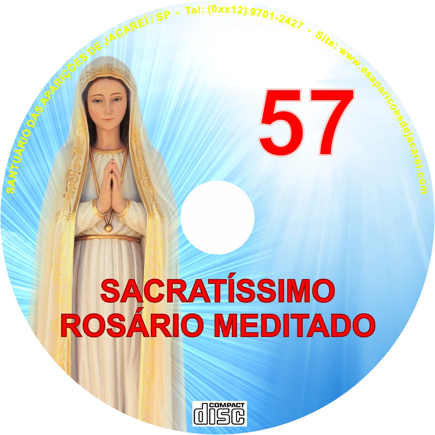 CD Rosário Meditado 057 CD Rosário Meditado 057